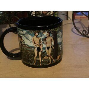 Adam And Eve Coffee Mug  Black 2013 9 cm Tall x 9.5cm Wide